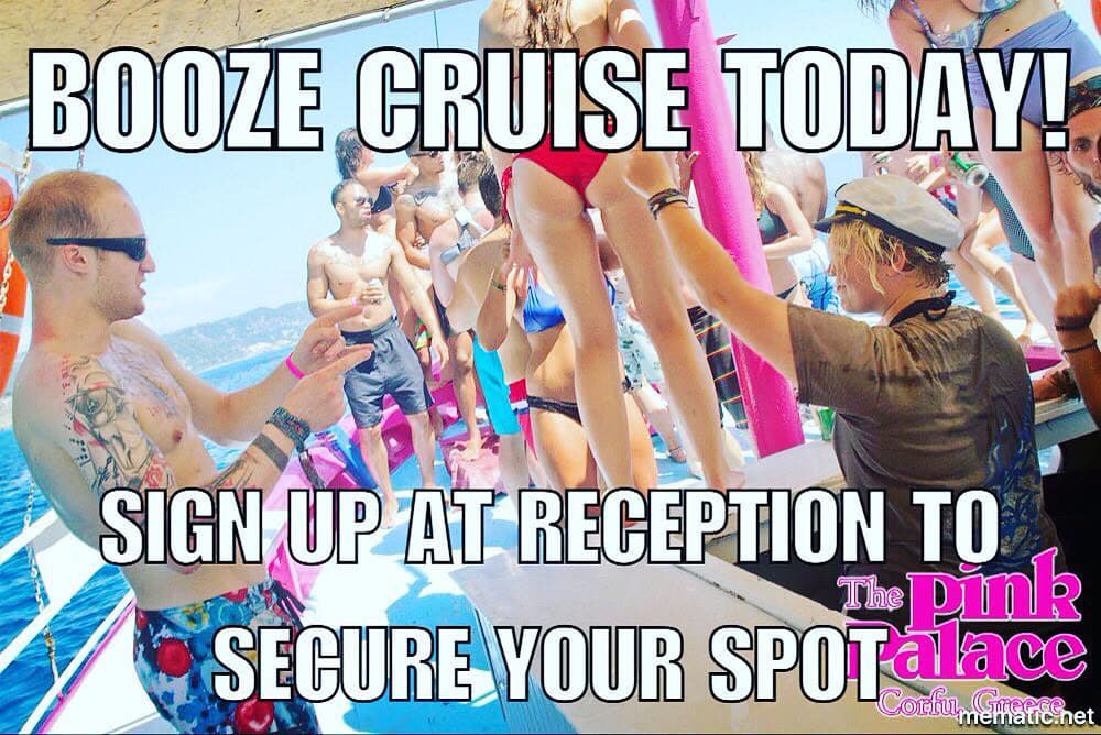 You've all been asking about the LEGENDARY Booze Cruise.