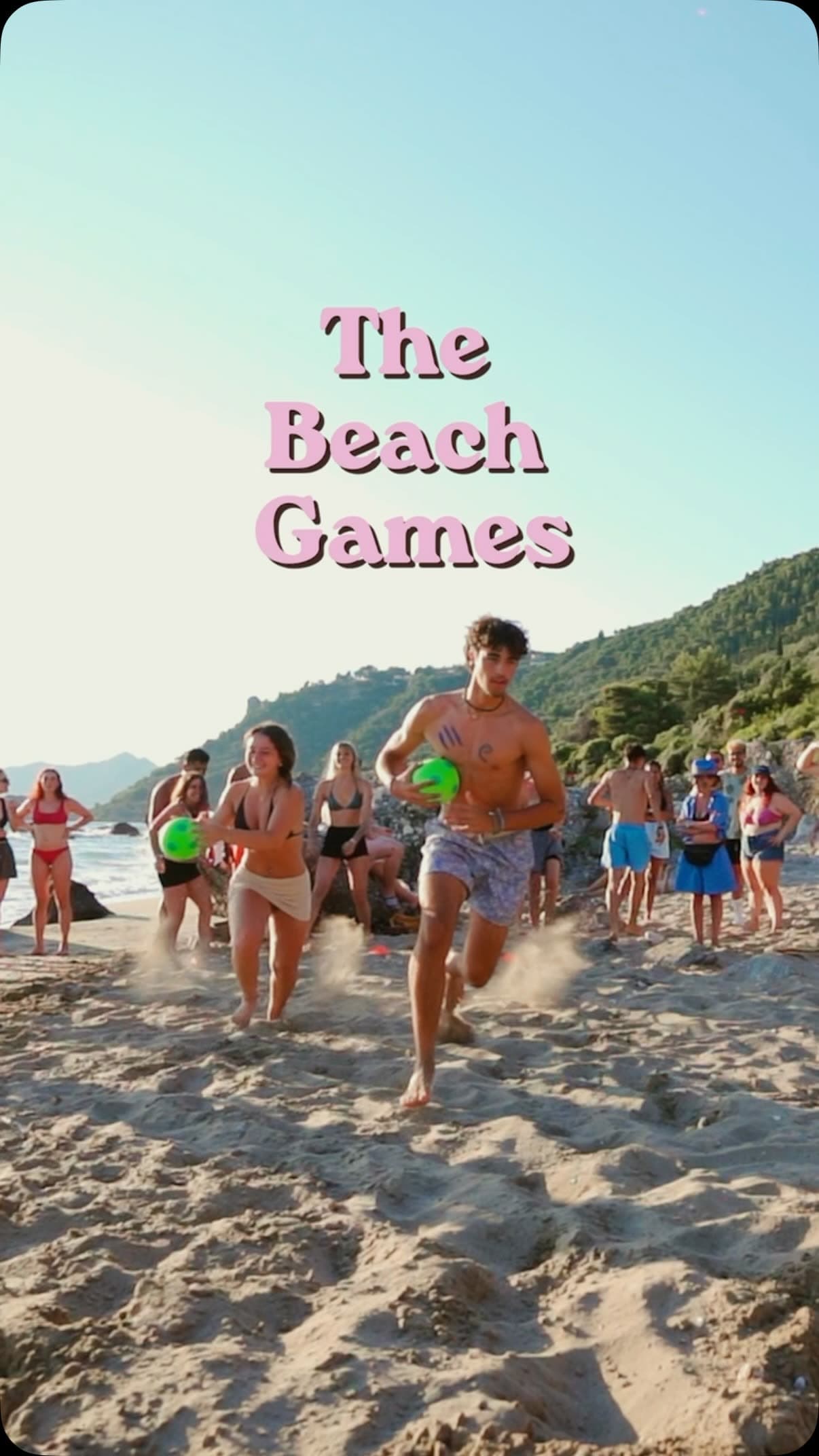 Give a group of strangers a beach and a ball and this is what happens.