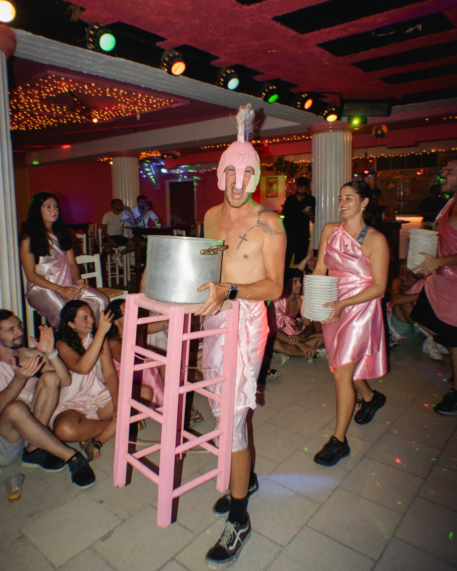 Pink togas, broken plates, ouzo shots and a show that has been running since before most… (5 of 13)