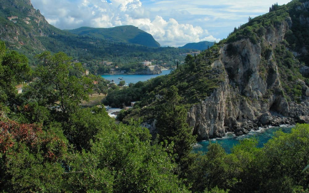 The bays at Palaiokastritsa on the Corfu west coast (3 of 5)
