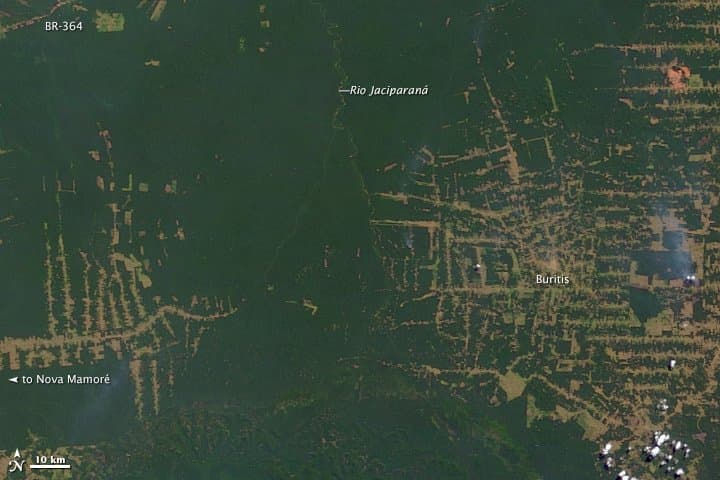 Rondônia from Orbit - 2000