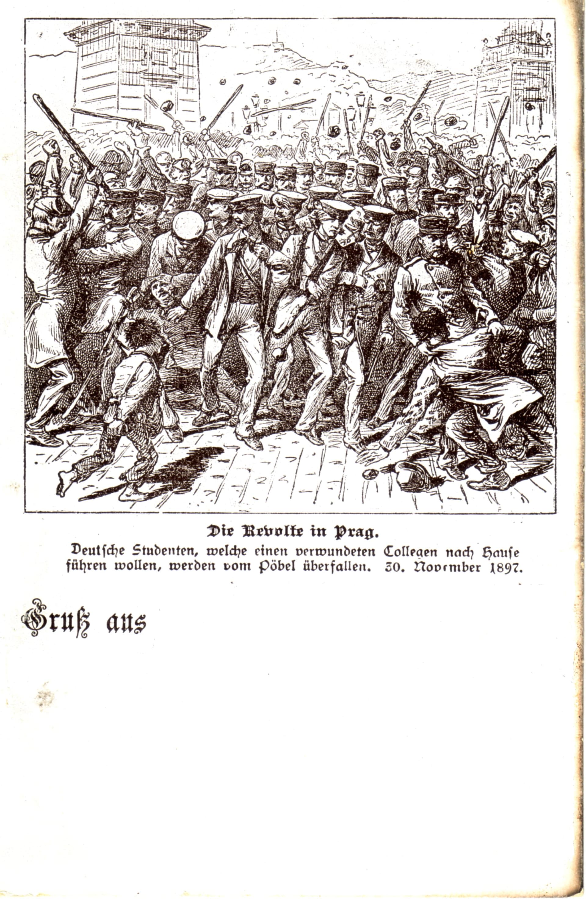 The Badeni language riots