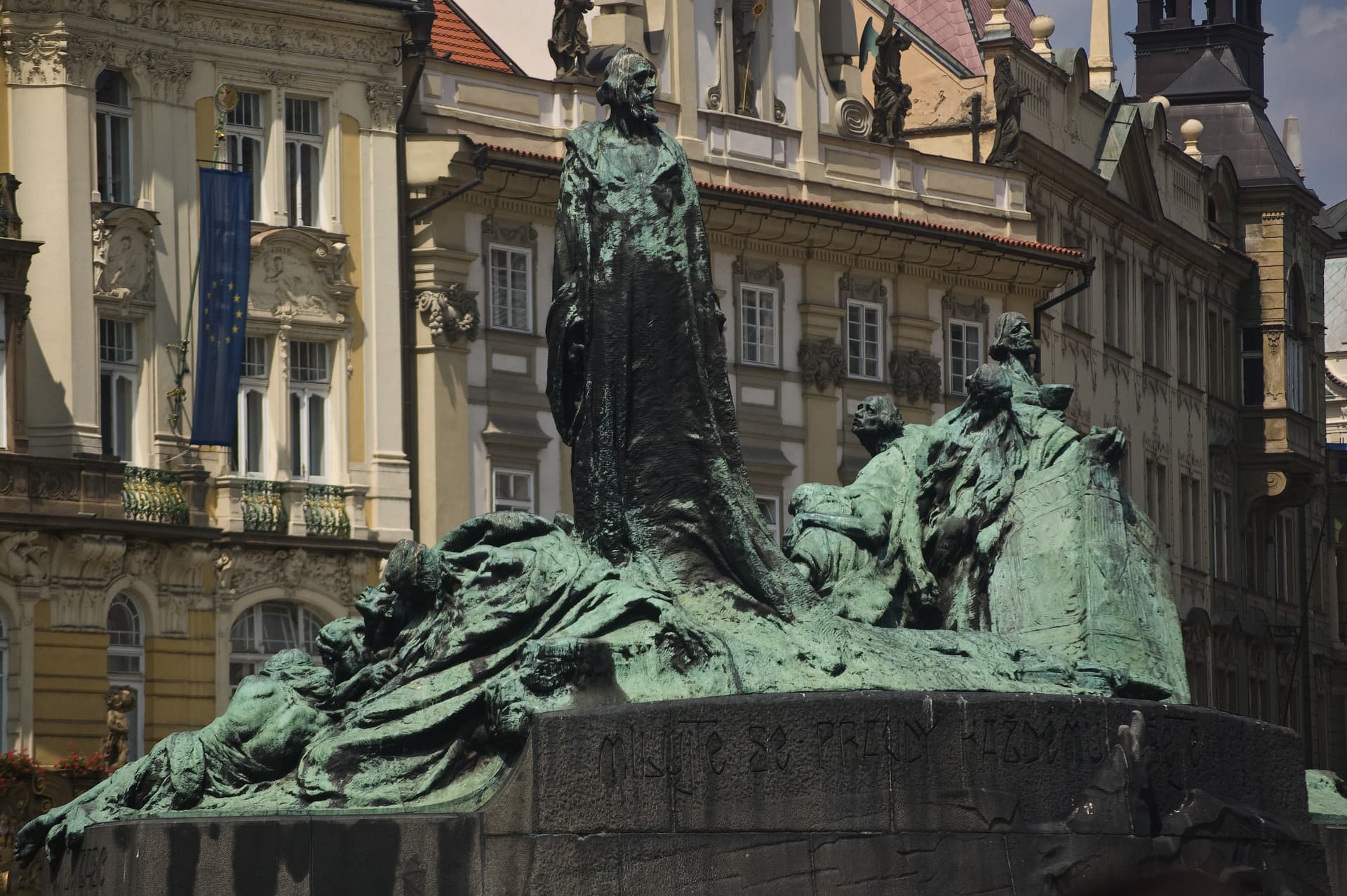 The Hus Monument unveiled