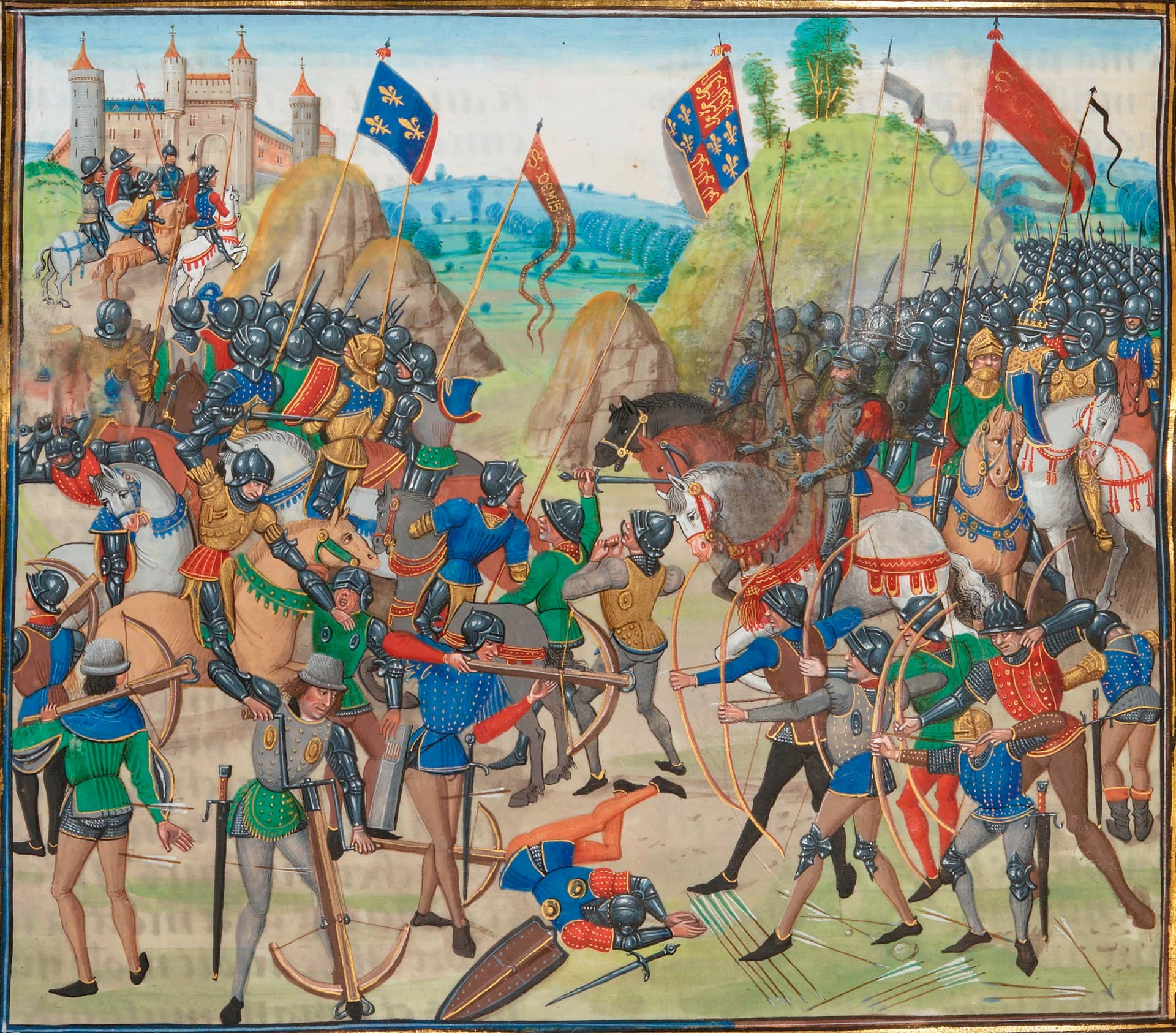John the Blind at Crécy