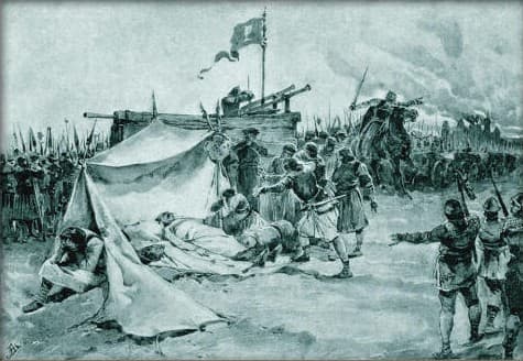 Žižka Dies at Přibyslav
