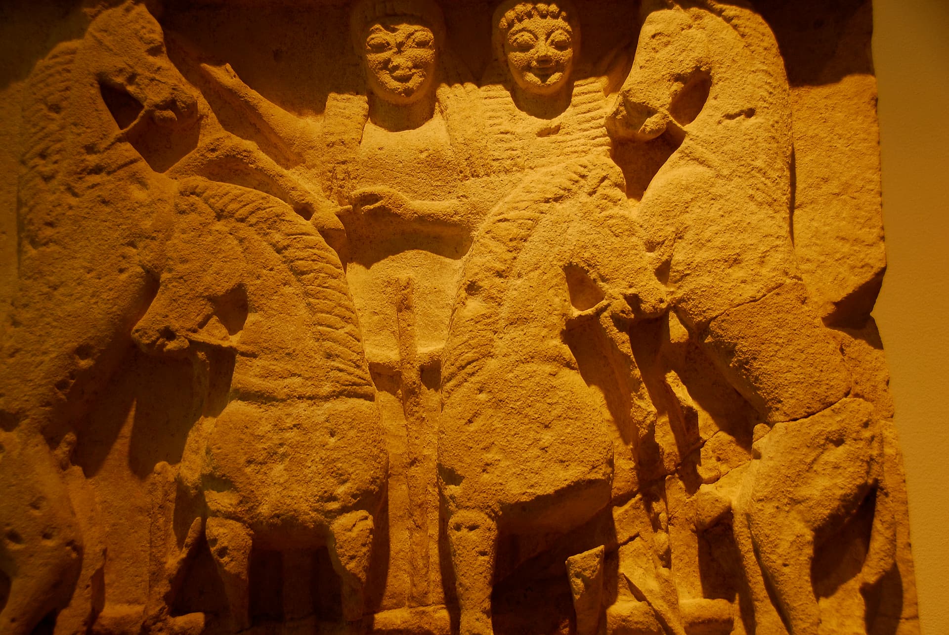 Demeter and Persephone relief in the Salinas museum, Palermo