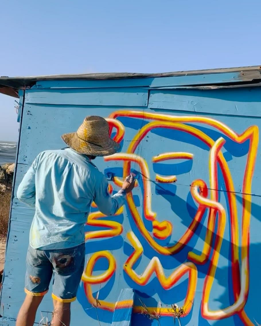 pintado entre mar y rio un formatico pequeño para comenzar este 2024.