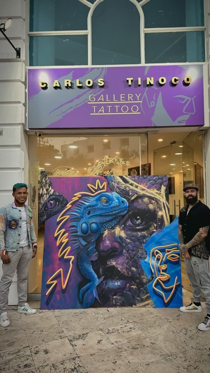 Esta colaboración estuvo estupenda @ruben_artista @carlostinocoartist Esto es un…