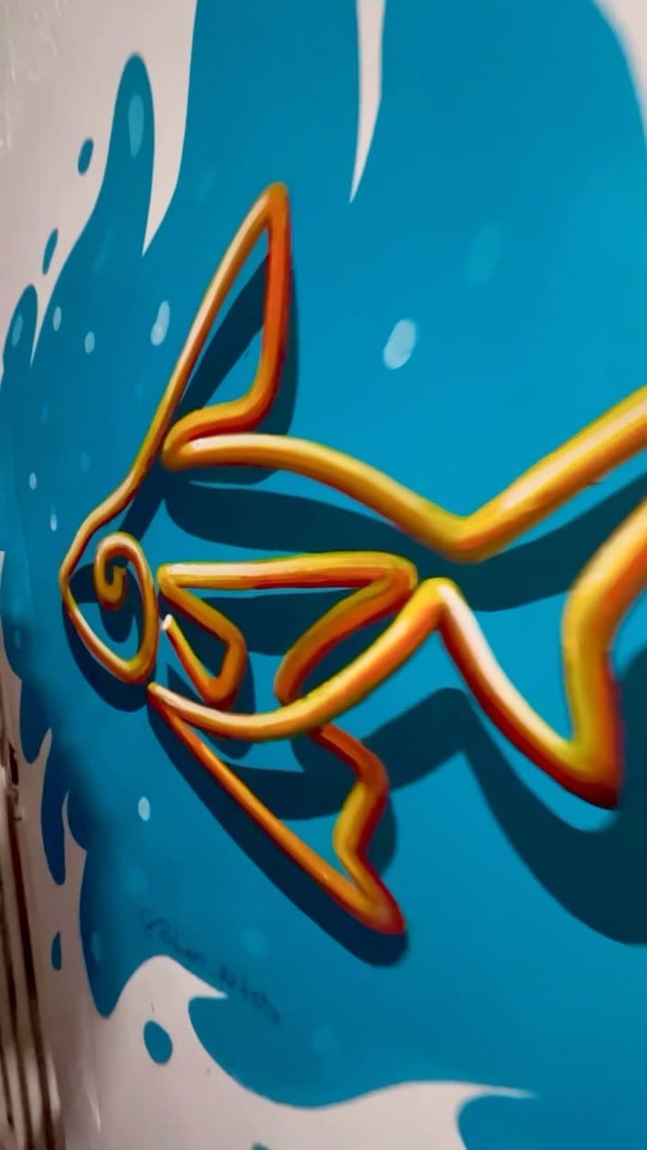 De la serie anatomía de un océano mural realizado en puerto colombia.