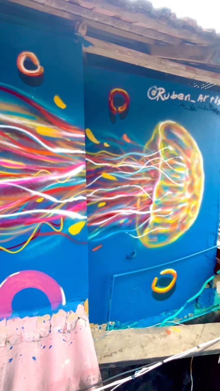 Les comparto mi más reciente obra realizada en puerto colombia junto a mi colega…