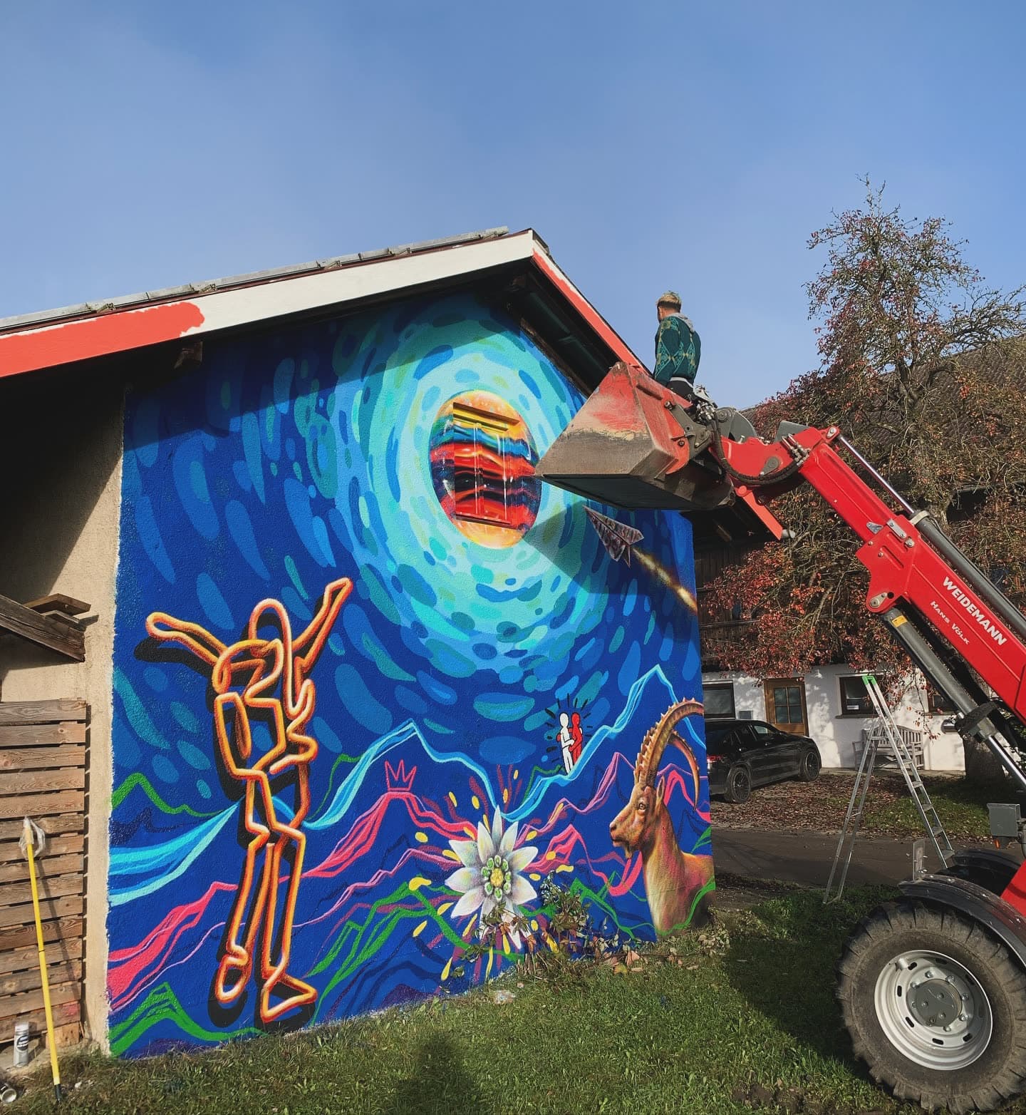 Fotos del mural de penzberg Alemania terminado para Panchita house. (3 of 3)