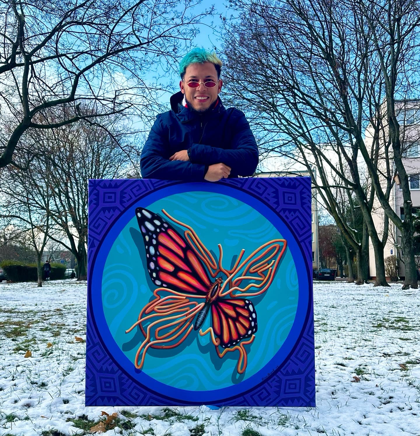 Happy customer with this work of art made with great care for her. (1 of 3)