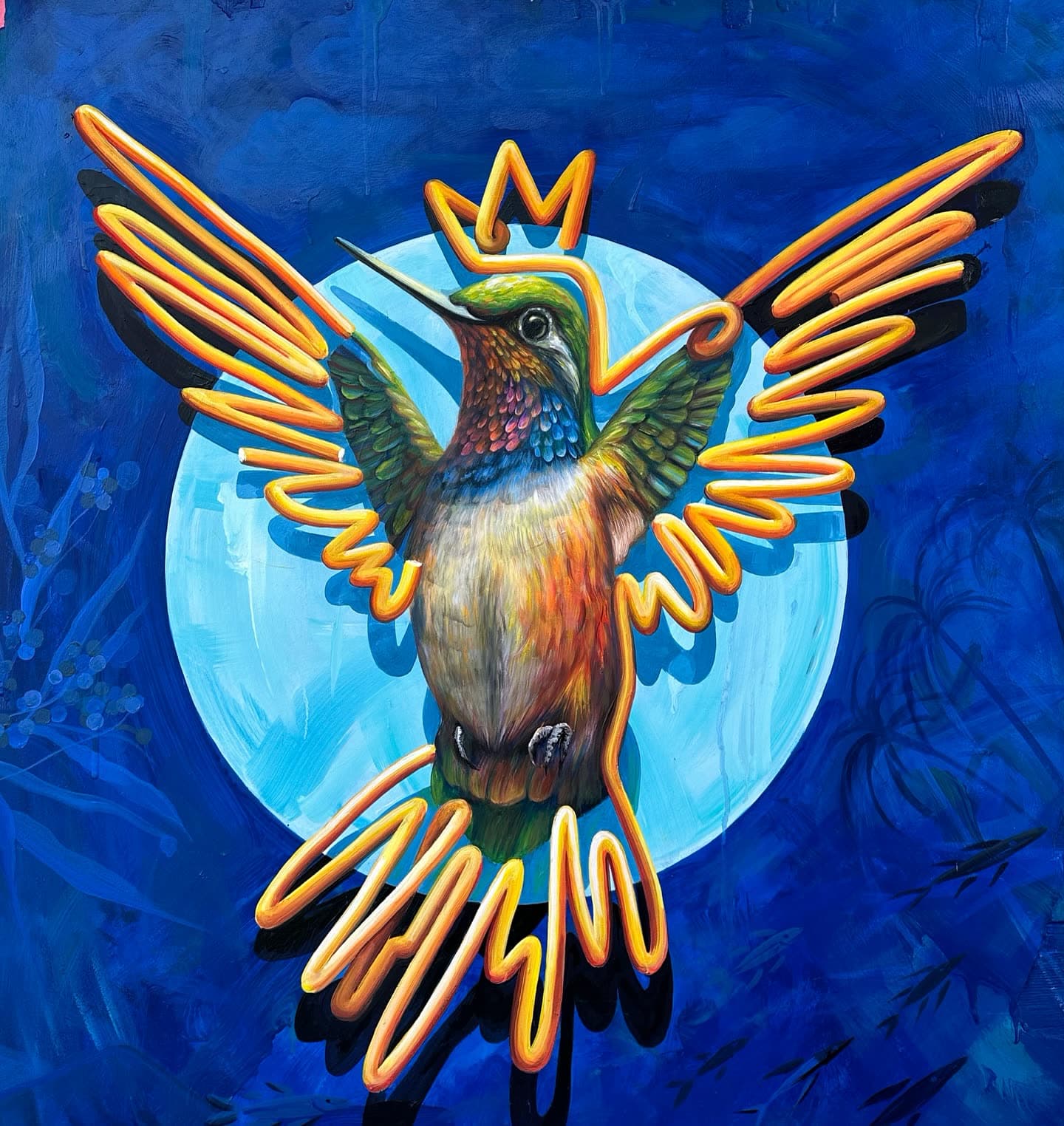 Obra inspirada en una de las aves más lindas y emblemáticas de nuestro país el colibrí,…