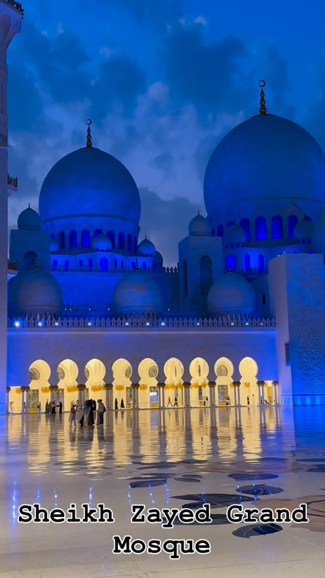 Así fue my visita a Sheikh Zayed Grand Mosque in Abu Dhabi emiratos árabes…