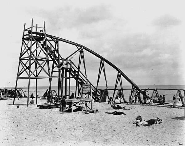 Water toboggan at Miami Beach