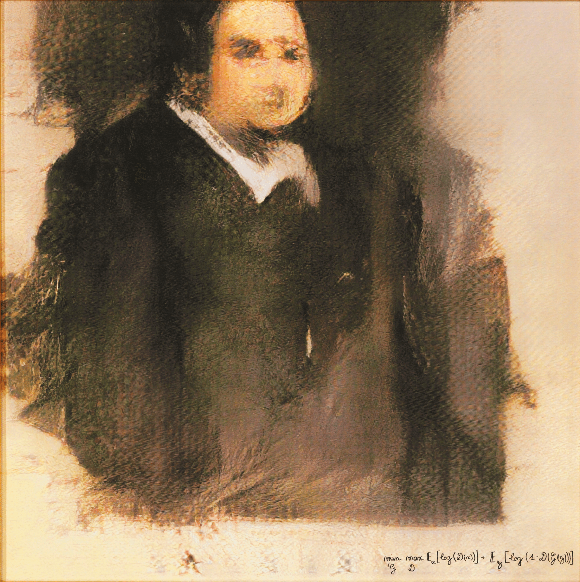 Obvious (Hugo Caselles-Dupré, Pierre Fautrel, Gauthier Vernier) - Portrait of Edmond de Belamy