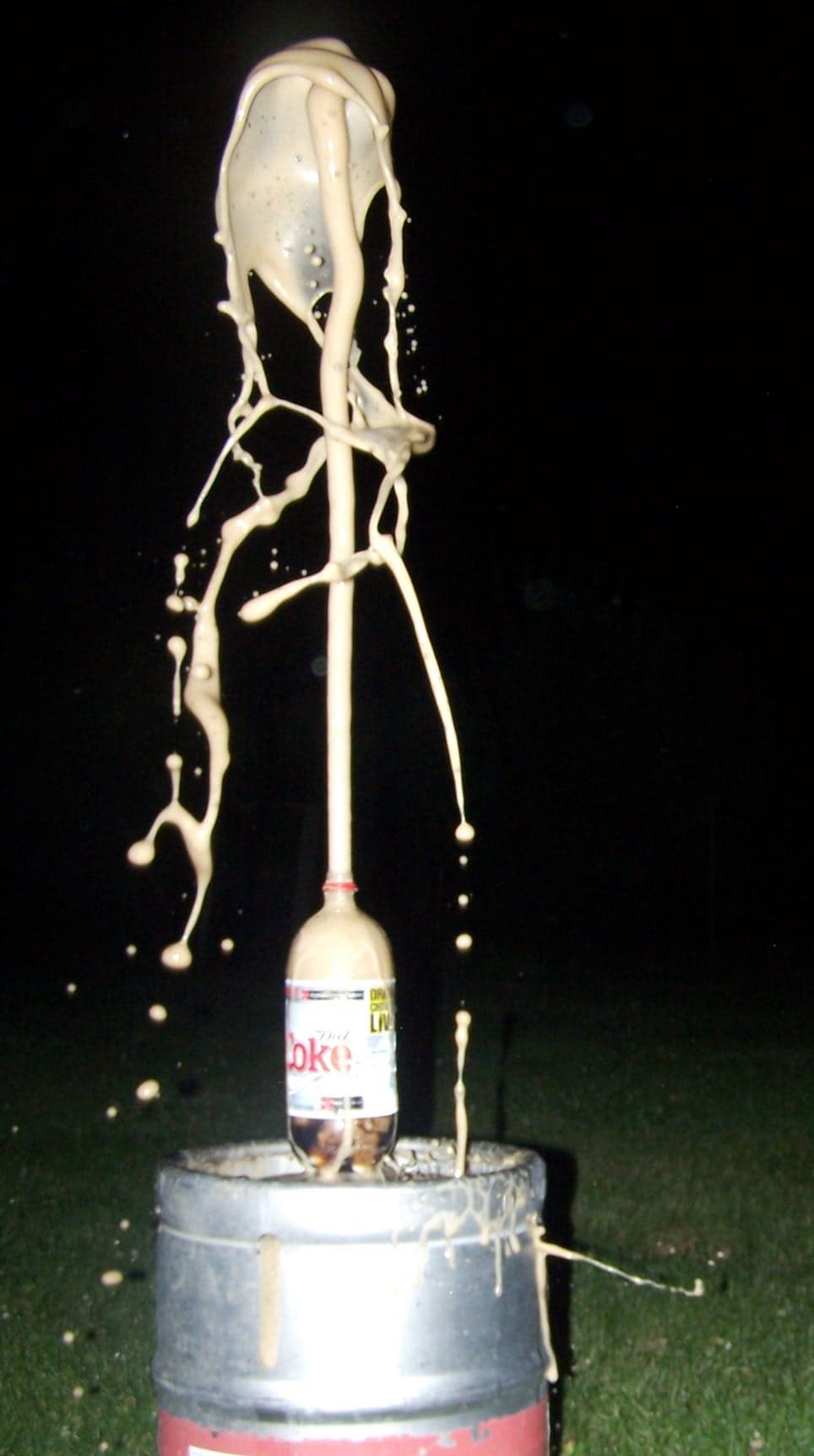 Diet Coke and Mentos Geyser