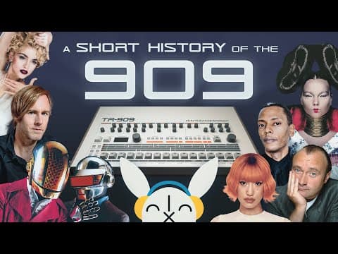 A short history of the TR-909 in sixteen songs