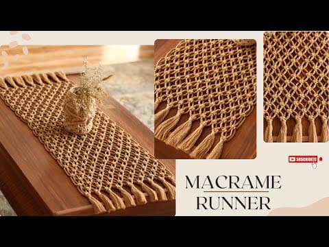 DIY Macrame Table Runner | Elegant Boho Decor Tutorial