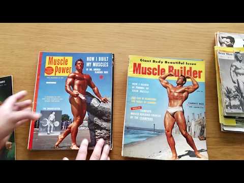Joe Weider's first magazines, Rare IronMan mags, Muscle Power and Muscle Builder!
