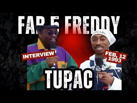 Fab 5 Freddy interviews him for Yo! MTV Raps