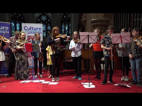 Manx Fiddle Orchestra: The Sheep under the Snow / Arrane ny Ghuilley Hesheree