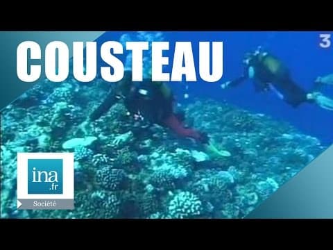 Cousteau sensibilise à la protection du Corail à Tahiti Archive INA