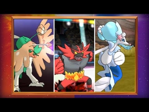 Sun & Moon - final starter evolutions revealed