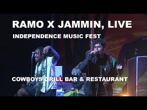 Ramo and Jammin Live Performance Independence Music Fest, Cowboys Grill Bar and Restaurant.