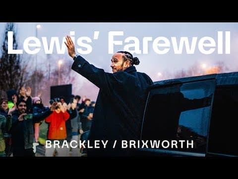 End of an Era: Lewis’ Final Farewell at Brixworth and Brackley