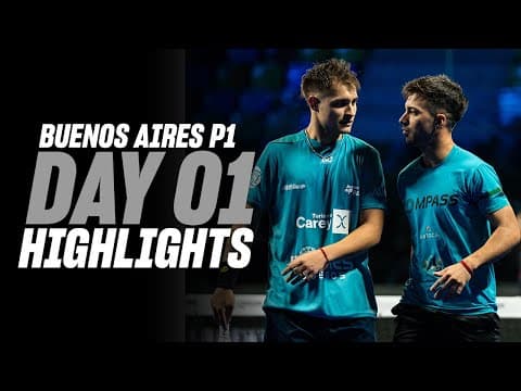 Buenos Aires Premier Padel: Day 1 - Round of 64 - Men's Highlight