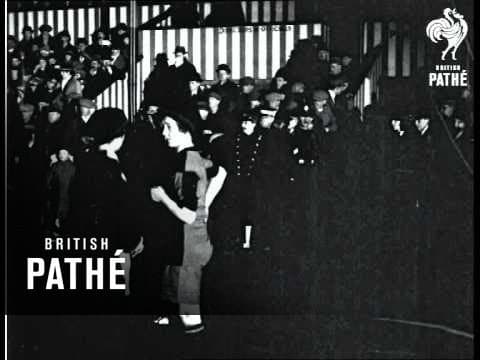 Soccer by searchlight, 1920