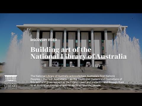 The building art of the National Library of Australia