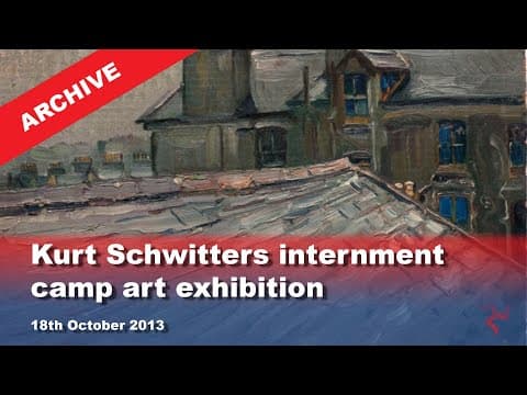 IoM TV archive: Kurt Schwitters internment camp art exhibition: 18.10.2013