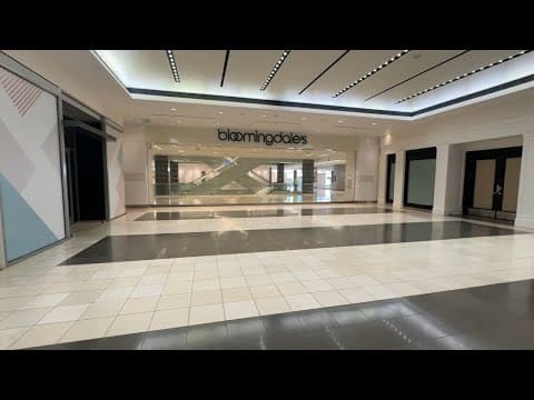 Bloomingdale's clears its shelves as the mall empties