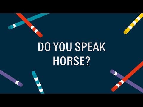 Do you speak horse? | Hermès