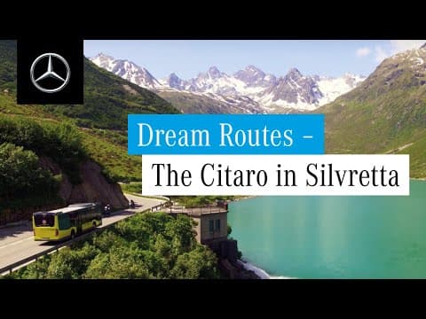 The Citaro Ü on an Alpine Dream Route in Silvretta | Mercedes-Benz Buses
