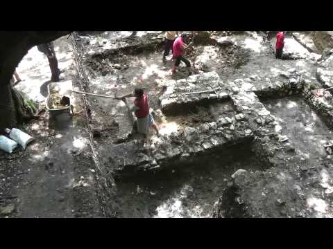 Excavating the Roman forum at Butrint