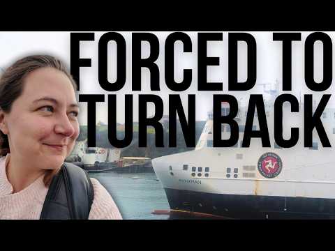 6 hours on a bumpy ferry across the Irish Sea (disastrous)