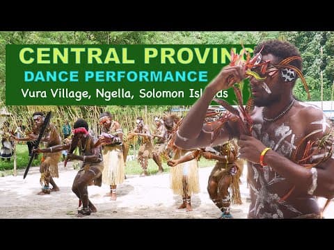Traditional Contemporary Dance Performance from Central Islands Province of Solomon Islands.