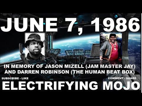 ELECTRIFYING MOJO LIVE ON THE RAD.IO JUNE 7 1986. Dedicated Laura D. Shalamar Hicks, The Candy Crew.