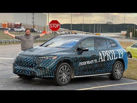 I Ride In The Electric Mercedes EQS SUV For The First Time!