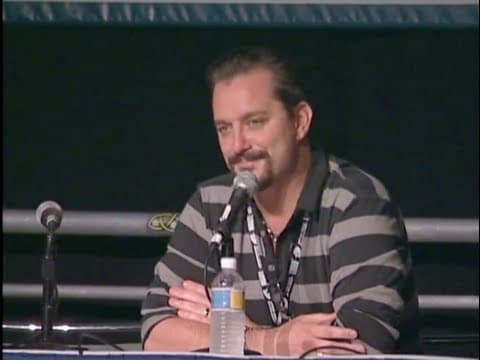 Metzen at BlizzCon 2005