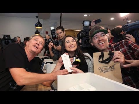 Canada's First Legal Recreational Cannabis Sale
