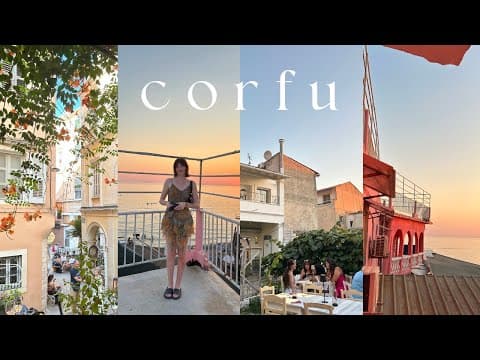a week on corfu with my cousin ⭐️