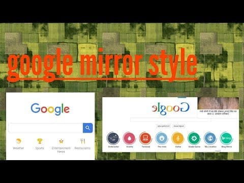 com.google renders Google backwards