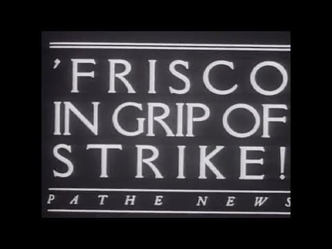 The city stops during the general strike