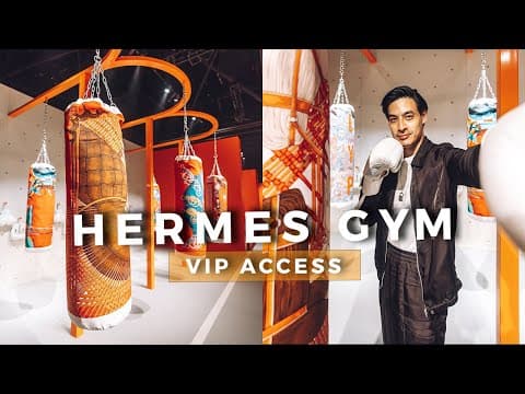 Hermes Fit SYDNEY vlog gym launch event
