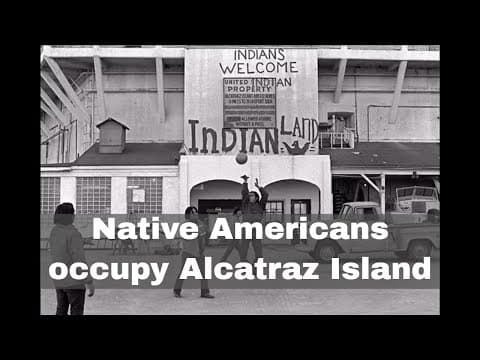20th November 1969: Native Americans begin their occupation of Alcatraz