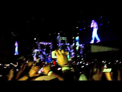 The Coachella projection performs Hail Mary